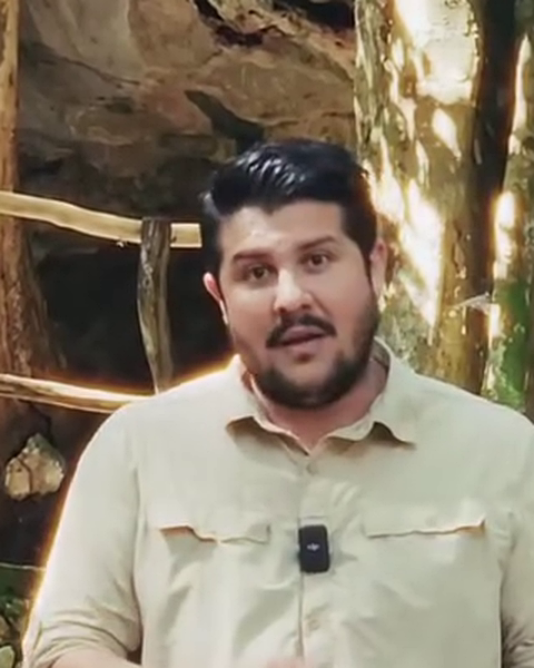 Israel Moreno compartiendo cómo se siente en su vida cotidiana